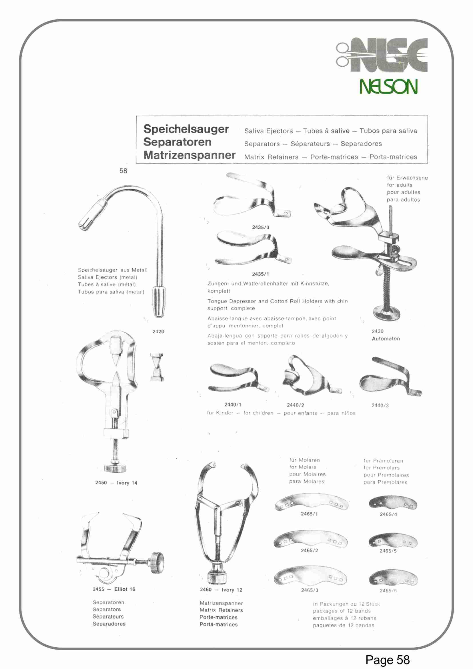 Saliva Ejectors