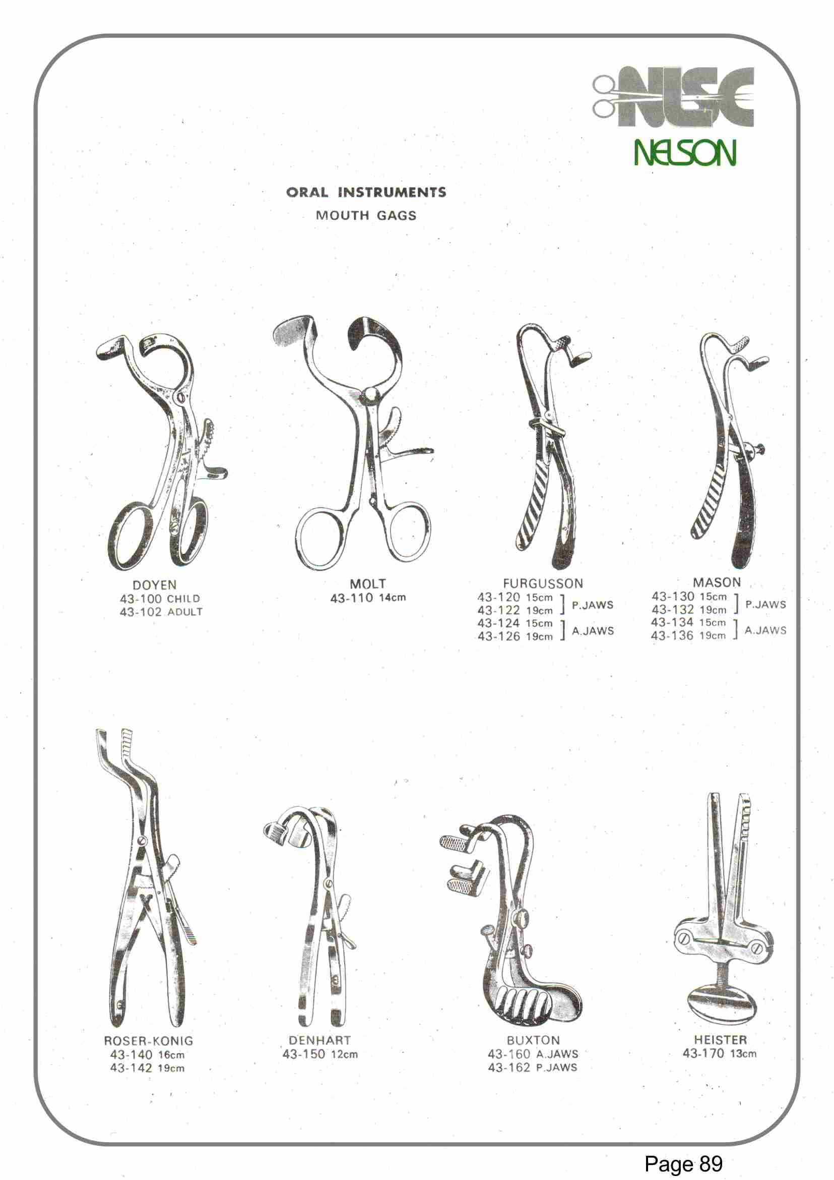 ORAL INSTRUMENTS